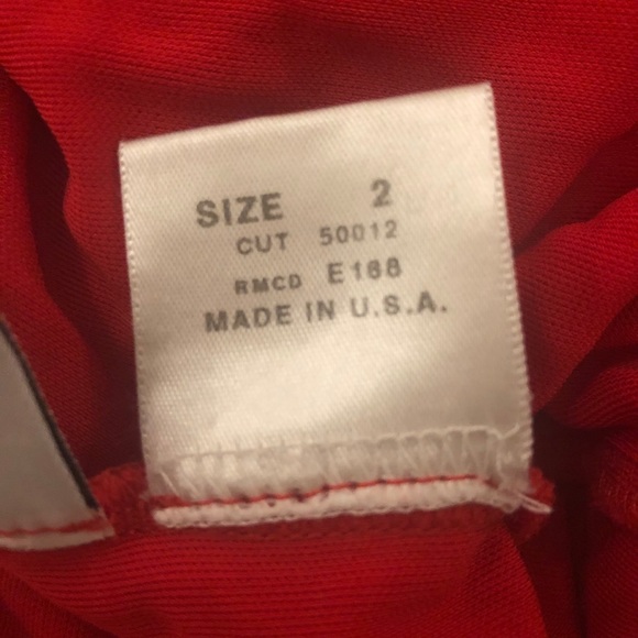 Laundry by Shelli Segal Red Casual Mid Dress Sz 2 - Picture 9 of 9